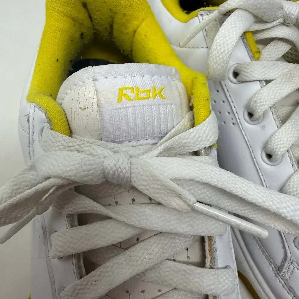 Vintage Reebok G-Unit G6 White Yellow Size Men 7 / Women 8.5 2003 Y2K